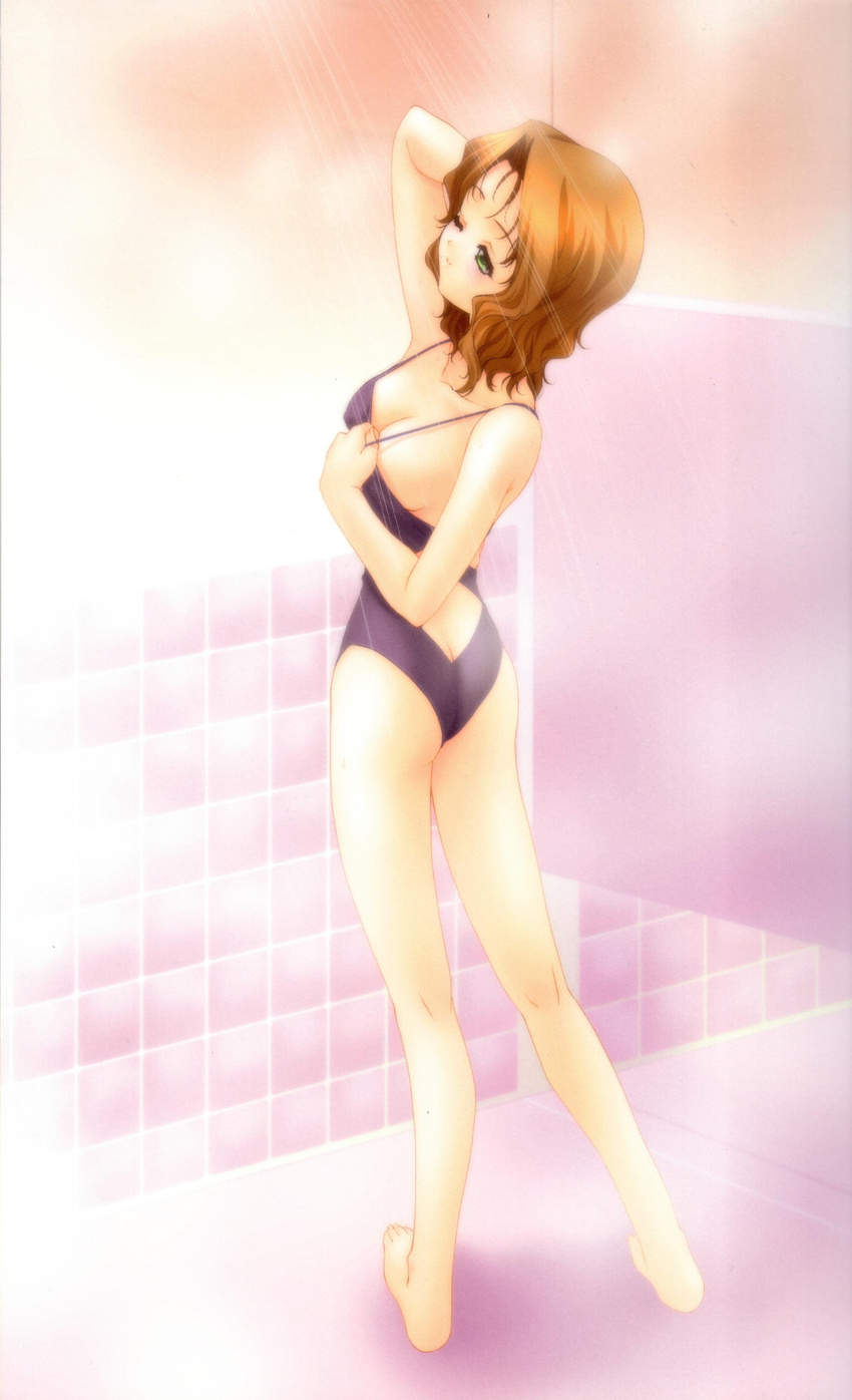 cleavage kimizuka_aoi shower swimsuits tagme