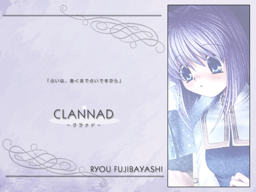 clannad fujibayashi_ryou high_res tagme wallpaper