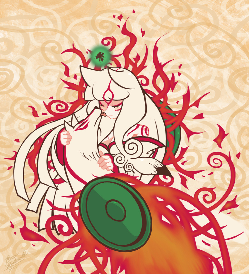 amaterasu issun kemonomimi okami tagme