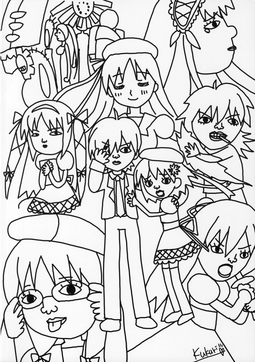 11eyes hirohara_yukiko kusakabe_misuzu minase_yuka momono_shiori monochrome satsuki_kakeru tachibana_kukuri tajima_takahisa