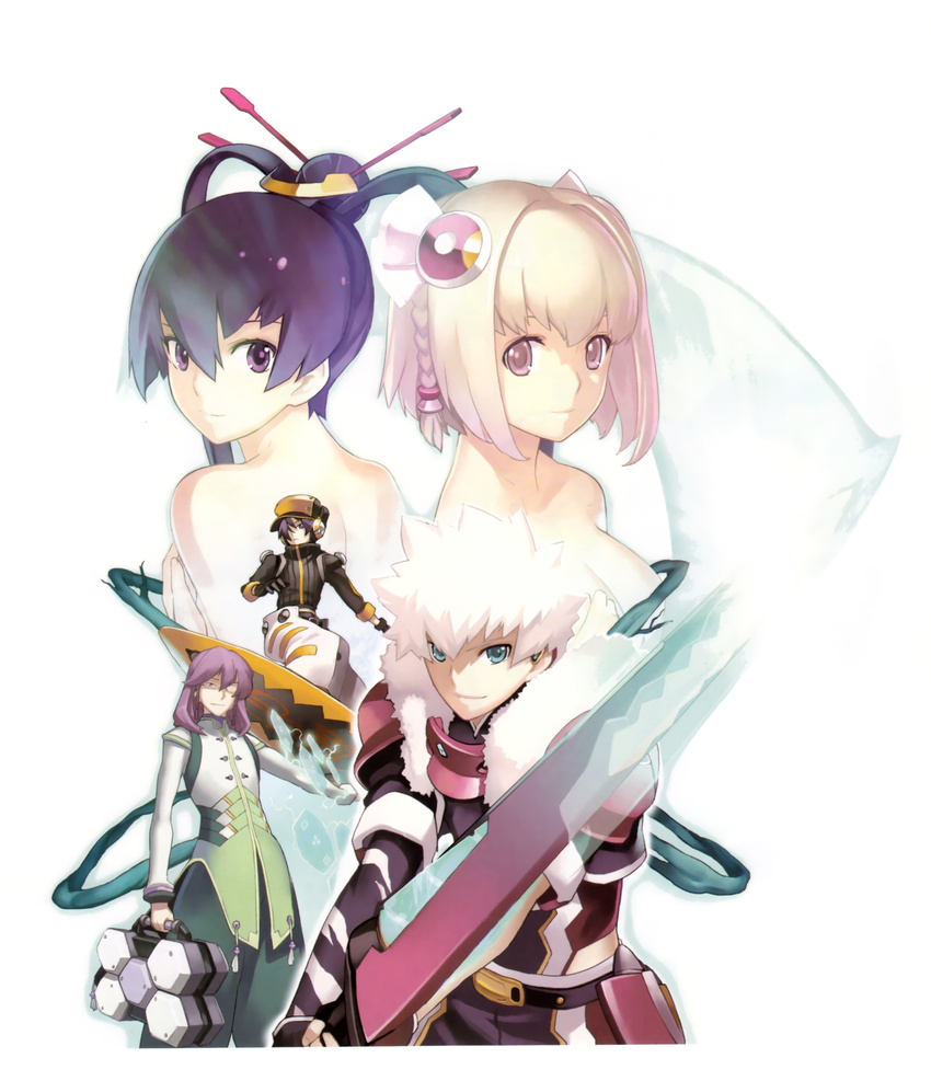 aoto ar_tonelico ar_tonelico_3 finnel hikari_gojou nagi_ryou saki_(ar_tonelico) tatsumi