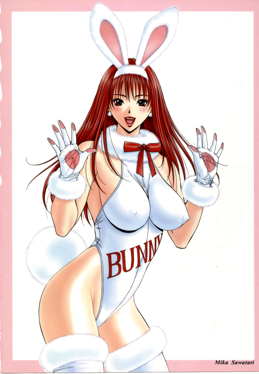animal_ears bunny_girl erect_nipples g-taste kemonomimi thighhighs usamimi yagami_hiroki