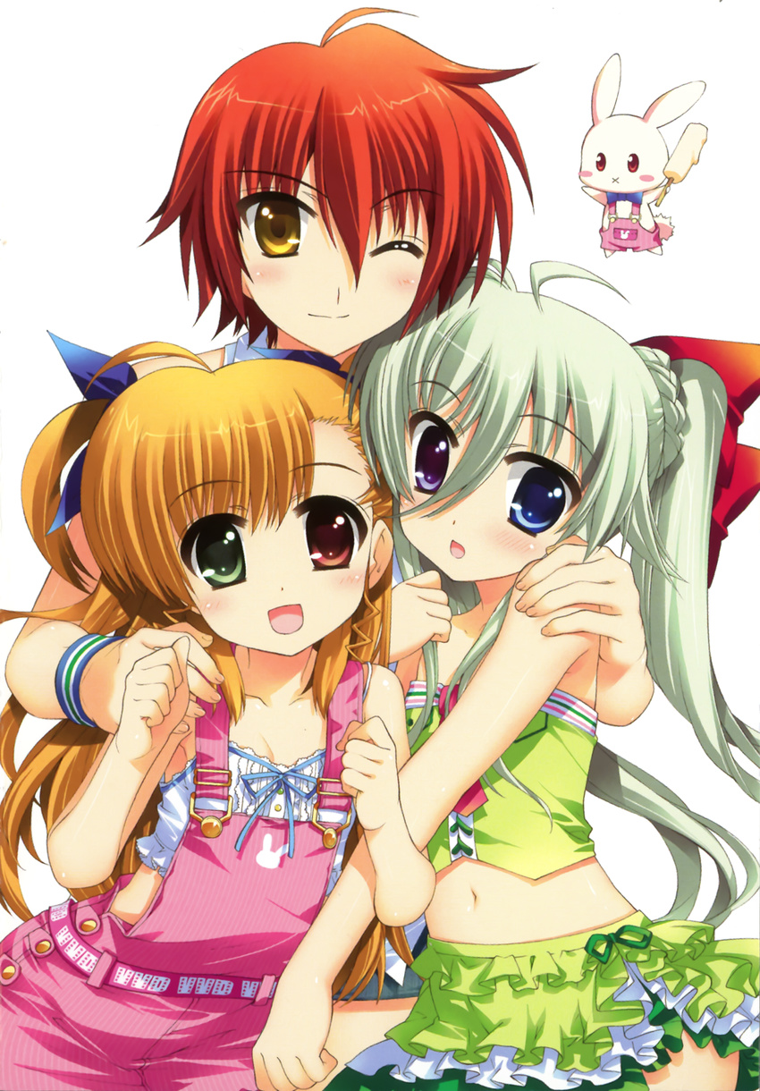 einhart_stratos fujima_takuya heterochromia mahou_shoujo_lyrical_nanoha mahou_shoujo_lyrical_nanoha_vivid nove possible_duplicate tagme vivio