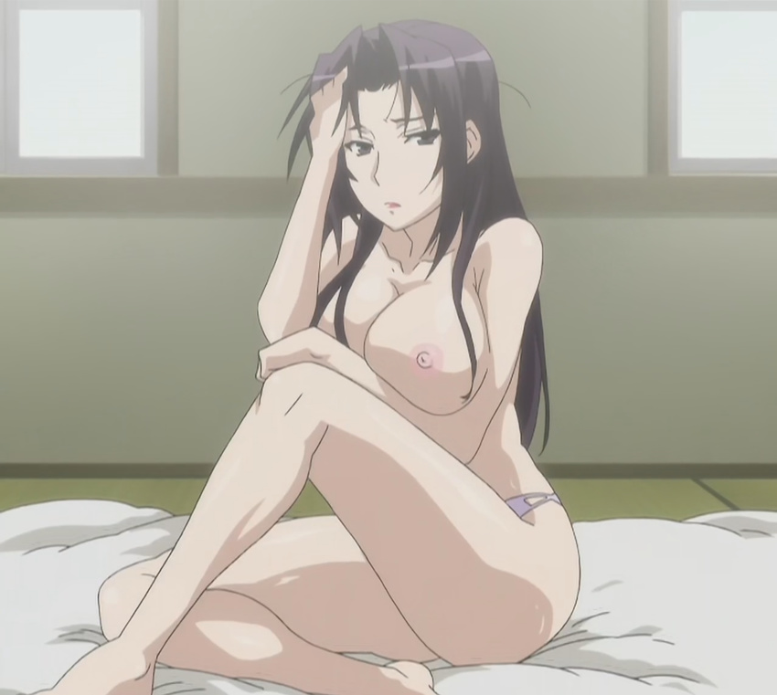 breast_hold kazehana pantsu sekirei tagme topless
