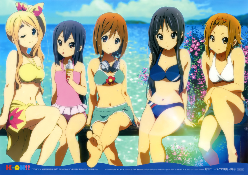 akiyama_mio bikini hirasawa_yui ikeda_shouko k-on! kotobuki_tsumugi mizugi nakano_azusa tainaka_ritsu