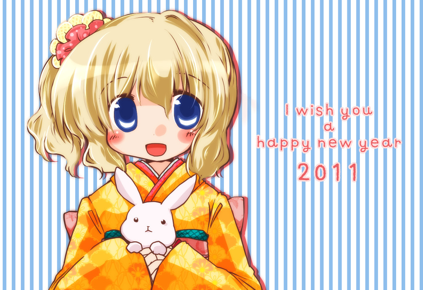 alice_margatroid alternate_costume blonde_hair blue_eyes futami_yayoi japanese_clothes solo touhou