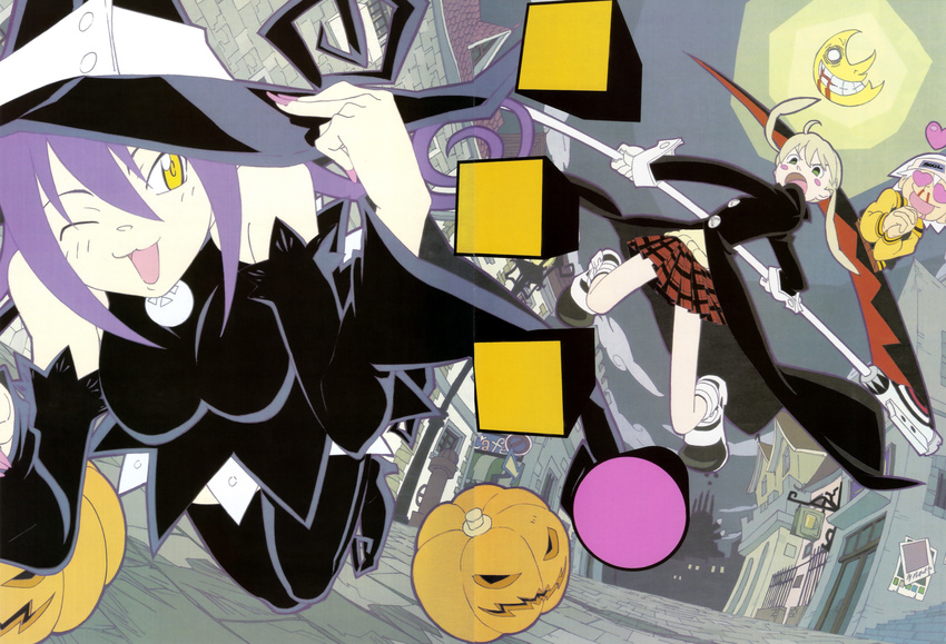 blair gap maka_albarn screening soul_eater soul_eater_(character)