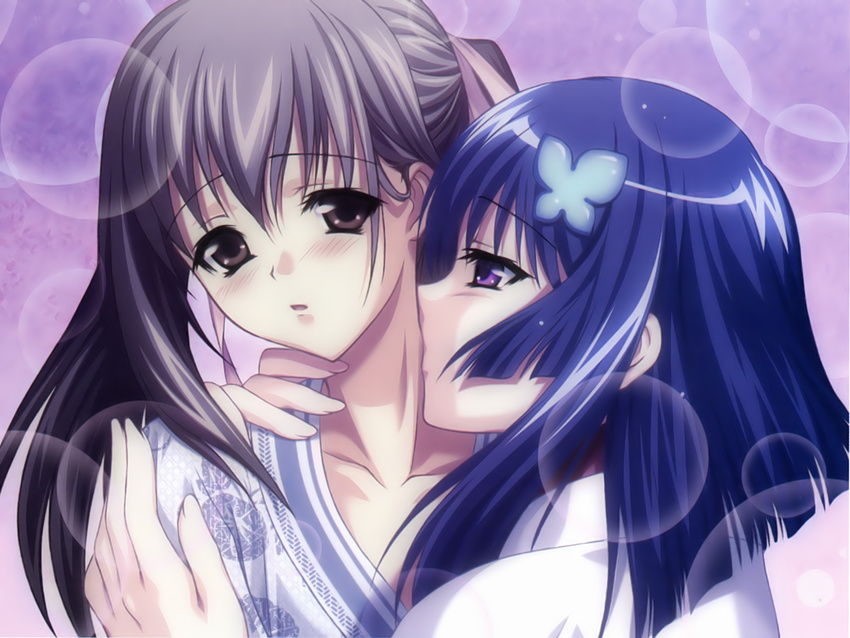 akaiito hal hatou_kei hatou_yumei success wallpaper yuri