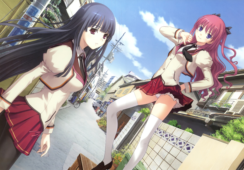 giga girls long_hair marui pantyhose school_uniform stitchme