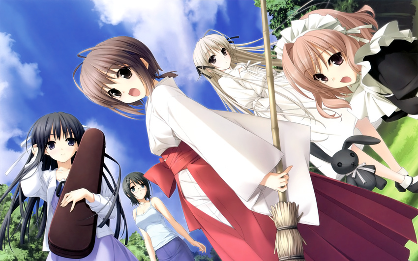 amatsume_akira kasugano_sora migiwa_kazuha nogisaka_motoka yorihime_nao yosuga_no_sora