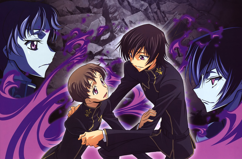 code_geass lelouch_lamperouge male rollo_lamperouge sakamoto_shuuji