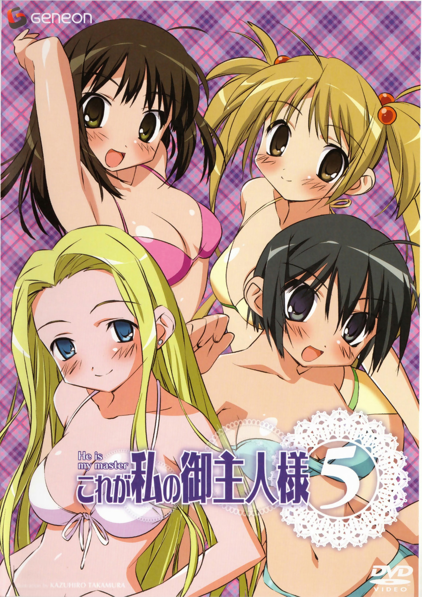 alicia_(he_is_my_master) bikini he_is_my_master kurauchi_anna mizugi sawatari_izumi sawatari_mitsuki takamura_kazuhiro