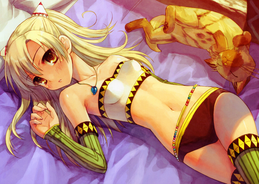 closet_child erect_nipples fixed monster_hunter neko