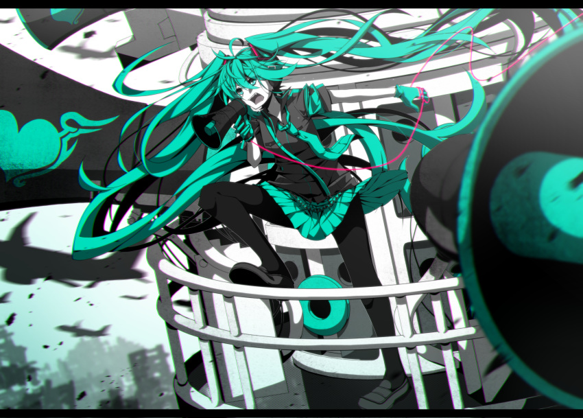 aosaki_yato hatsune_miku koi_wa_sensou_(vocaloid) tagme vocaloid