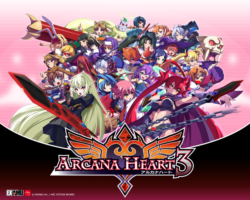 aino_heart angelia_avallone arcana_heart catherine_kyohbashi clarice_di_lanza daidouji_kira dorothy_albright eko eko_(arcana_heart) elsa_la_conti fiona_mayfield group hat inuwaka_akane inuwaka_nazuna kasuga_maori konoha_(arcana_heart) lieselotte_achenbach lilica_felchenerow mei-fang petra_johanna_lagerkvist scharlachrot tokinomiya_kamui tsuzura_saki wallpaper weiss yasazumi_yoriko zenia_valov