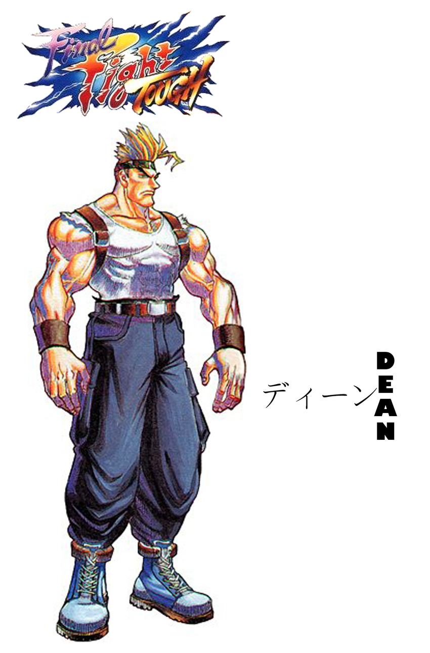 bengus capcom character dean dean_(final_fight) final_fight game highres muscle official_art