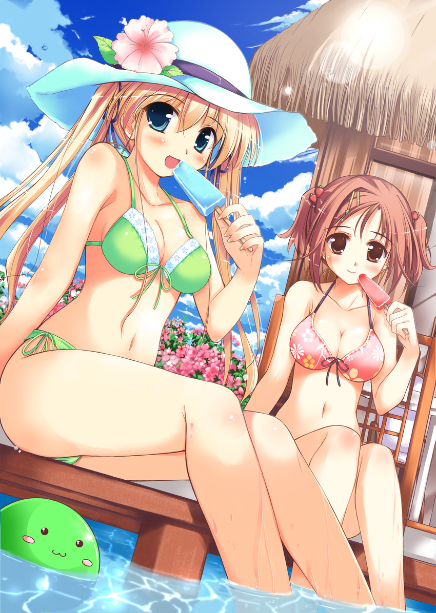 bikini happiness hiiragi_anri kamisaka_haruhi mizugi windmill