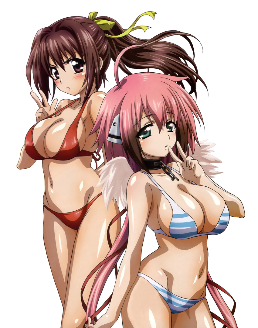 bikini cleavage ikaros mitsuki_sohara mizugi sora_no_otoshimono watanabe_atsuko