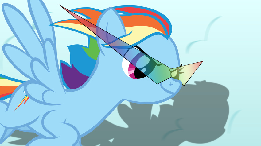 awesome cloud cool edit equine eyewear female feral flying friendship_is_magic gurren_lagann mammal maximillianveers my_little_pony pegasus ponies rainbow_dash_(mlp) shade solo sunglasses tengen_toppa_gurren_lagann wings