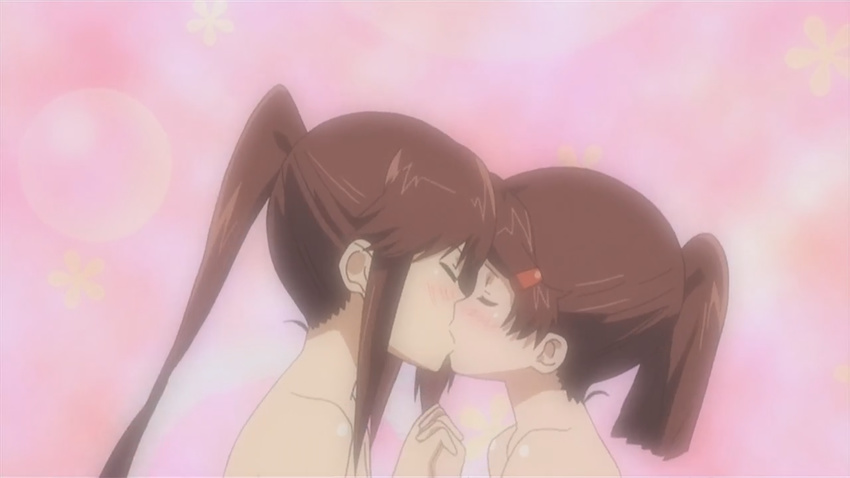 blush high_res incest kiss kissxsis red_hair suminoe_ako suminoe_riko twincest yuri