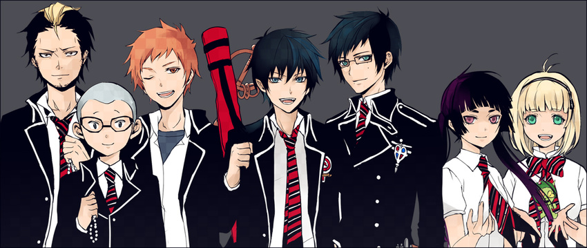 ao_no_exorcist okumura_rin okumura_yukio tagme