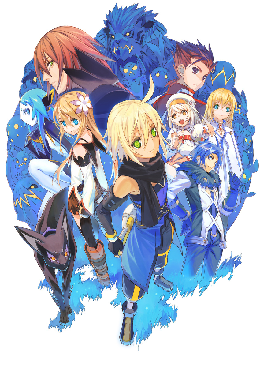 alice aqua colette_brunel decus emil_castagnier lloyd_irving marta_lualdi okumura_daigo richter_abend tales_of_(series) tales_of_symphonia_dawn_of_the_new_world tenebrae