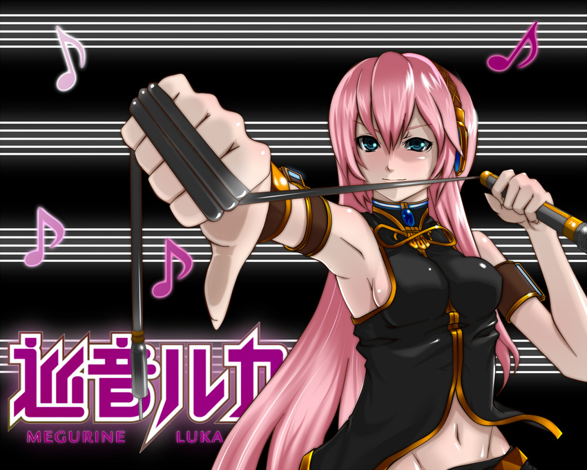 blue_eyes megurine_luka pink_hair tagme vocaloid