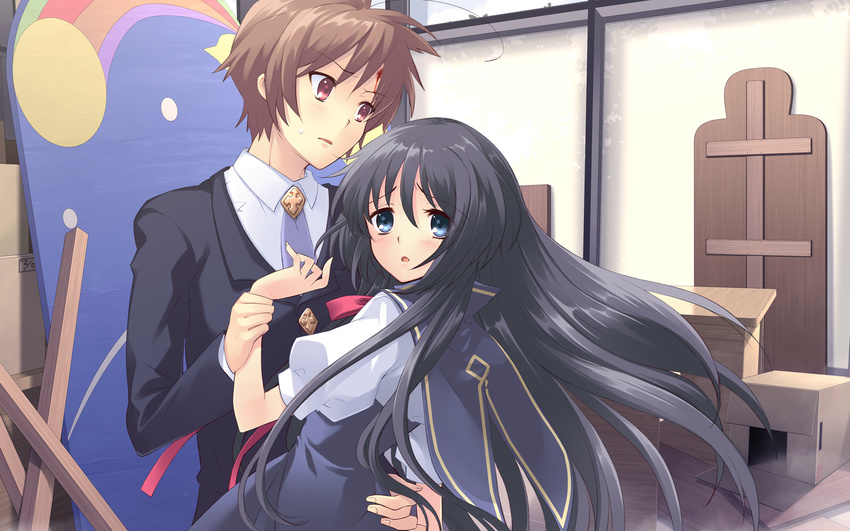 flyable_heart game_cg kimi_no_nagori_wa_shizuka_ni_yurete noizi_ito shirasagi_mayuri unisonshift