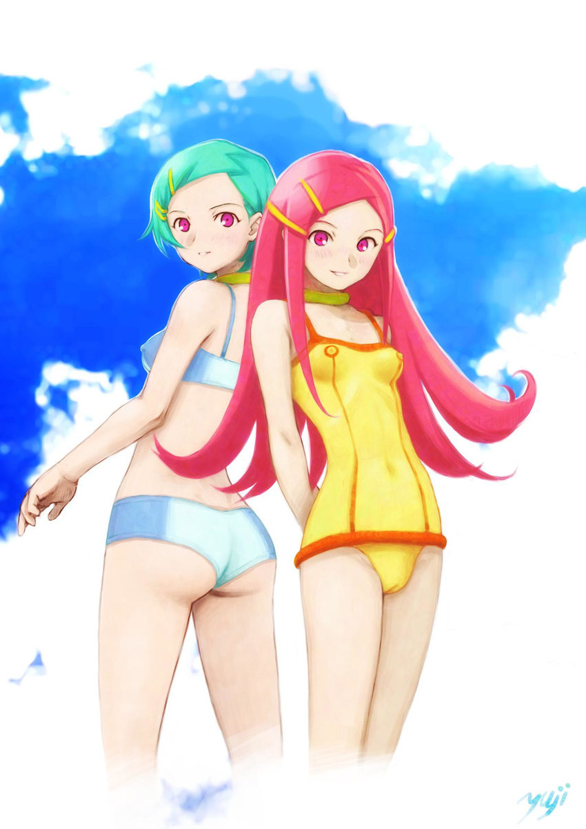 anemone bikini cameltoe eureka eureka_seven kobayashi_yuji kobayashi_yuuji mizugi nagko