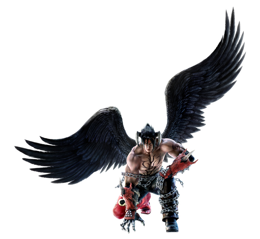 devil_jin jin_kazama male tekken transparent_png wings