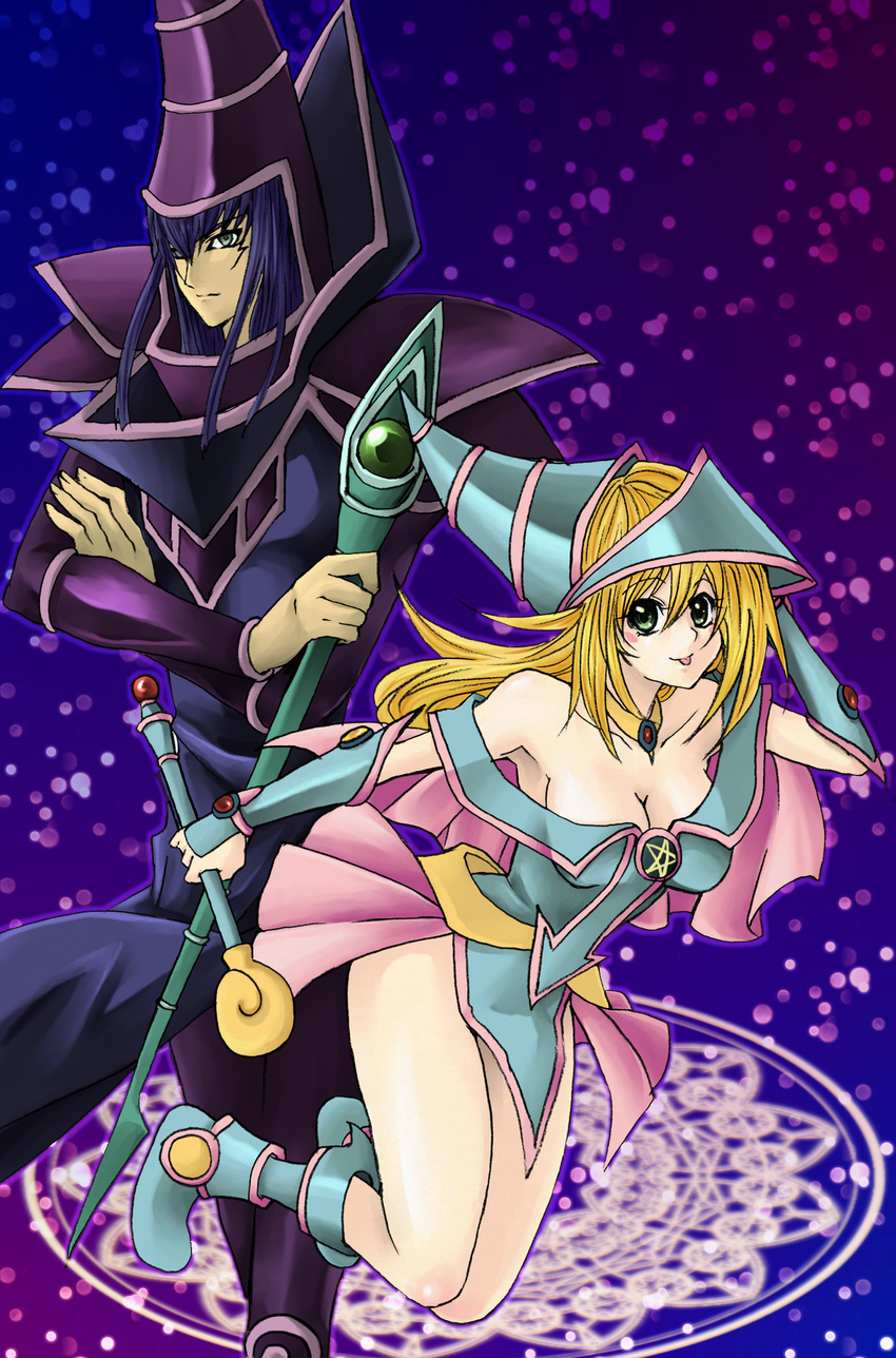 black_magician_girl dark_magician dark_magician_girl tagme yugioh