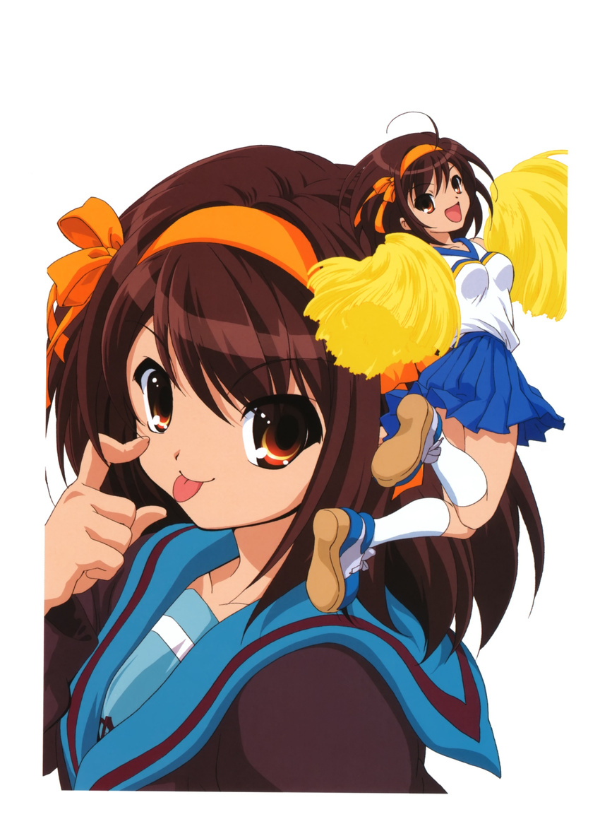 cheerleader ikeda_shouko school_uniform suzumiya_haruhi suzumiya_haruhi_no_yuuutsu