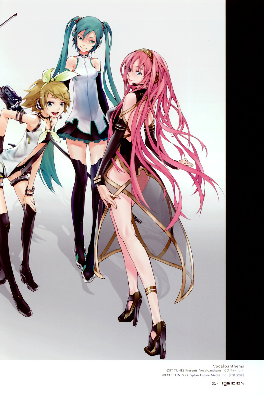 color_issue hatsune_miku kagamine_rin megurine_luka redjuice vocaloid