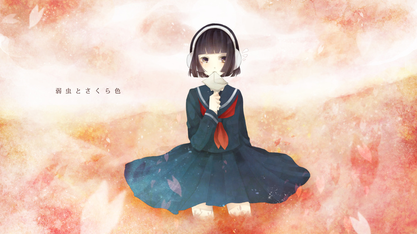 headphones ichinose_(sorario) seifuku tagme