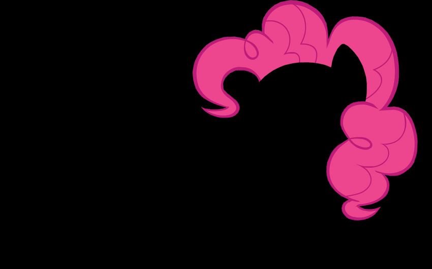 black black_background equine female friendship_is_magic horse mammal my_little_pony pinkie_pie_(mlp) plain_background pony solo unknown_artist wallpaper widescreen