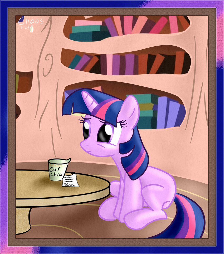 cooking_fail cup-a-noodle cutie_mark equine fail female feral friendship_is_magic horn horse mammal my_little_pony pony solo twilight_sparkle_(mlp) unicorn