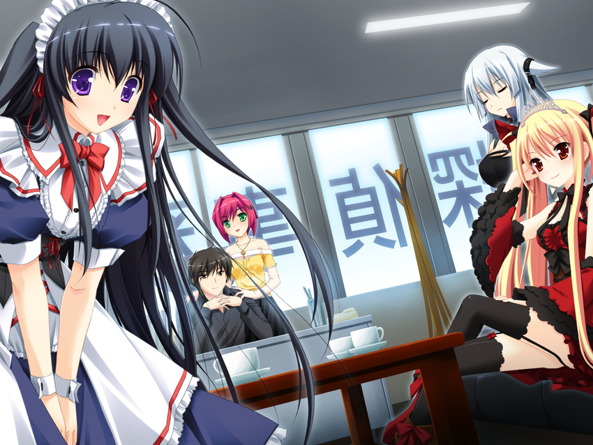 bloody_rondo game_cg kamizu_sayaka luna_freed_queen lynette_vance maid makita_maki nikaidou_rinko