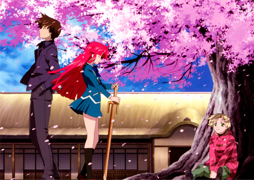 kannagi_ayano kannagi_ren kaze_no_stigma tagme yagami_kazuma