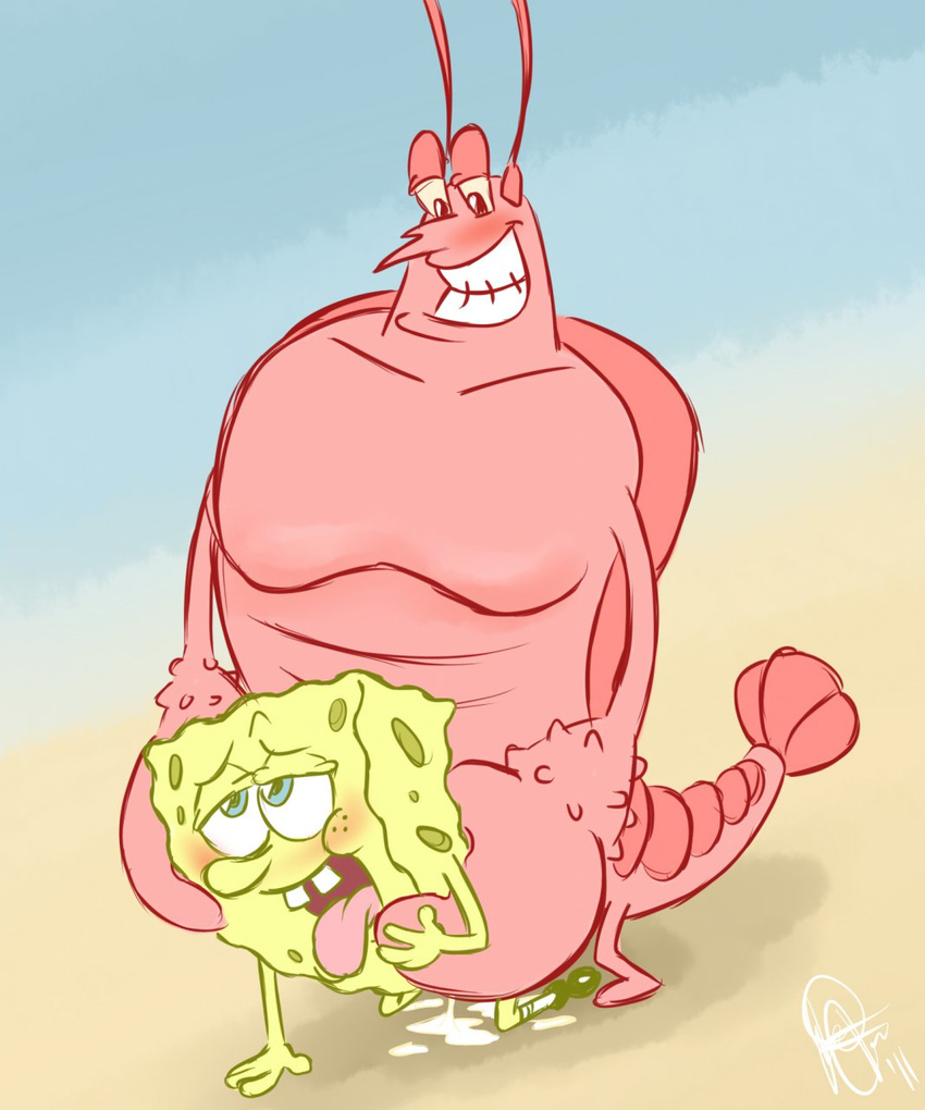 larry_the_lobster spongebob_squarepants spongygirl92 tagme