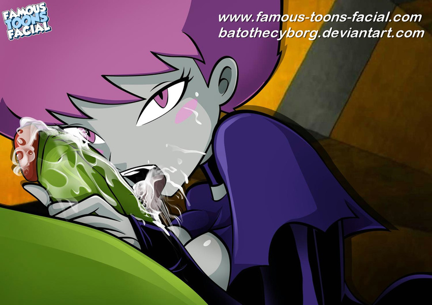 batothecyborg beast_boy dc famous-toons-facial jinx teen_titans