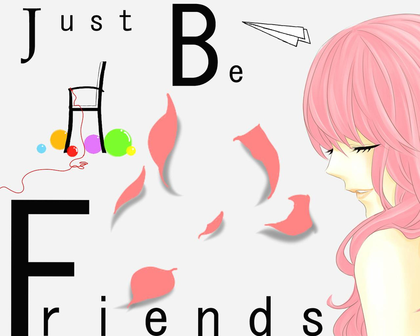 just_be_friends_(vocaloid) megurine_luka pink_hair tagme vocaloid