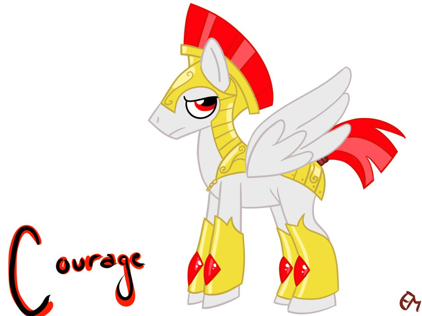 dr_emery english_text equine feral friendship friendship_is_magic guards hasbro magic male mammal my_little_pony pegasi_guard_(mlp) pegasus plain_background red_eyes royal royal_guard_(mlp) solo tail text thedarkfear white_background white_body wings