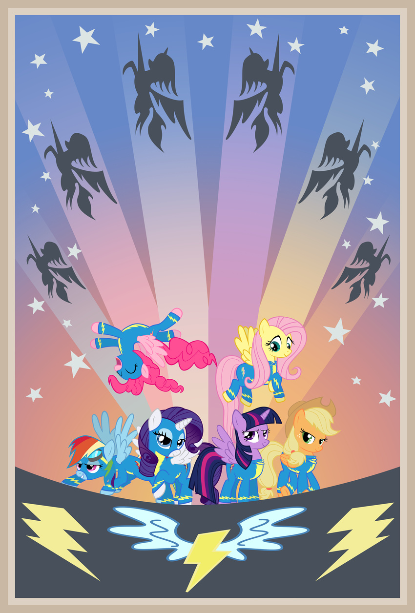 alicorn applejack_(mlp) blue_fur equine female feral fluttershy_(mlp) friendship_is_magic fur group hair hasbro hi_res horn horse mammal maximillian_veers maximillianveers multi-colored_hair my_little_pony pegasus pink_fur pinkie_pie_(mlp) pony poster rainbow_dash_(mlp) rainbow_hair rarity_(mlp) twilight_sparkle_(mlp) vector winged_unicorn wings wonderbolts_(mlp)