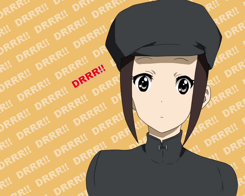 brown_eyes brown_hair durarara!! hat karisawa_erika solo