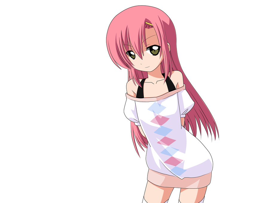 hayate_no_gotoku katsura_hinagiku long_hair pink_hair thighhighs white