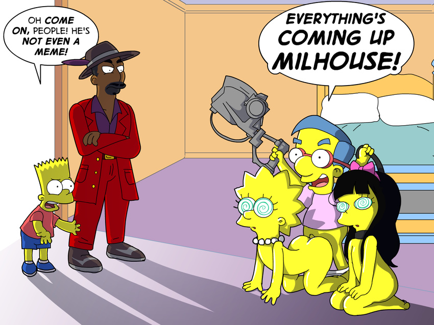 bart_simpson eulogy_jones fallout fallout_3 jessica_lovejoy lisa_simpson milhouse_van_houten p.chronos the_simpsons