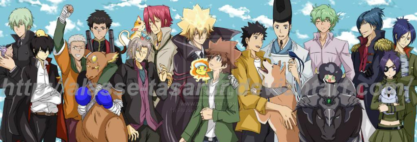 dokuro_chrome giotto gokudera_hayato hibari_kyouya katekyou_hitman_reborn lambo rokudou_mukuro sasagawa_ryohei sawada_tsunayoshi vongola_primo yamamoto_takeshi