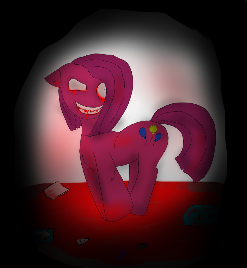 challenge_accepted cupcakes_(mlp_fanfic) equine evil_grin female feral friendship_is_magic fur grin hasbro horse insane mammal murder_face my_little_pony nightmare_fuel pink_fur pinkamena pinkamena_(mlp) pinkie_pie_(mlp) play_time pony psycho rape_face smile solo xxbloodlustbiatchxx