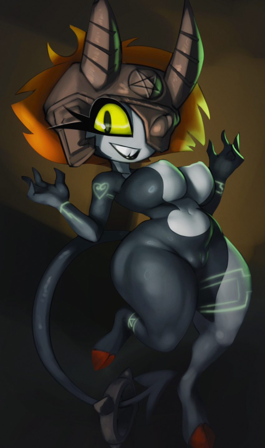 2024 armor belly big_breasts big_butt big_eyes breasts butt colored demon demon_humanoid digital_media_(artwork) digitigrade female fusion genitals headgear helluva_boss helmet hi_res hooves huge_breasts huge_hips huge_thighs humanoid imp midna millie_(helluva_boss) navel nintendo nipples pussy shaded short_stack slightly_chubby solo the_legend_of_zelda thick_thighs twili twilight_princess wabutt wide_hips