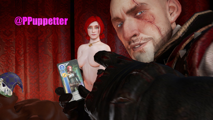 exhibitionism highres non-web_source public_indecency the_witcher_(series) triss_merigold